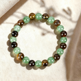 Load image into Gallery viewer, Manjushri Wisdom & Wealth Aventurine Bracelet