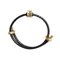 Load image into Gallery viewer, Akashagarbha Infinite Strength Vintage Leather Bracelet
