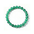Load image into Gallery viewer, Manjushri Wisdom & Clarity Green Agate Bracelet
