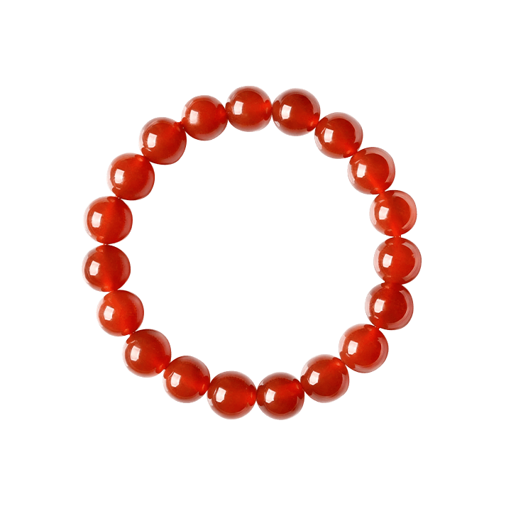 Akashagarbha Infinite Courage Red Agate Bracelet