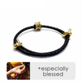 Load image into Gallery viewer, Akashagarbha Infinite Strength Vintage Leather Bracelet
