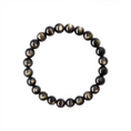Load image into Gallery viewer, Acalā Vidyārāja Courage & Protection Golden Obsidian Bracelet
