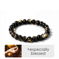 Load image into Gallery viewer, Acalā Vidyārāja Courage & Protection Golden Obsidian Bracelet
