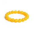Load image into Gallery viewer, Manjushri Radiant Wisdom&Academic Grow Yellow Agate Bracelet
