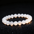 Load image into Gallery viewer, Mahasthamaprapta Strength & Clarity White Chalcedony Bracelet
