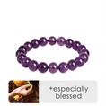 Load image into Gallery viewer, Acalā Vidyārāja Clarity & Determination Amethyst Bracelet
